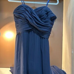 Lauren Ralph Lauren nwt navy blue strapless dress perfect for weddings sz 6